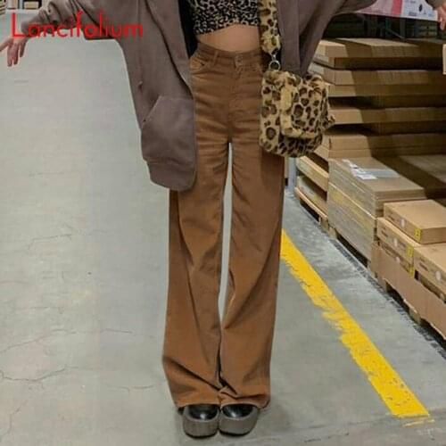 Женские вельветовые брюки Lancifolium China At AliExpress