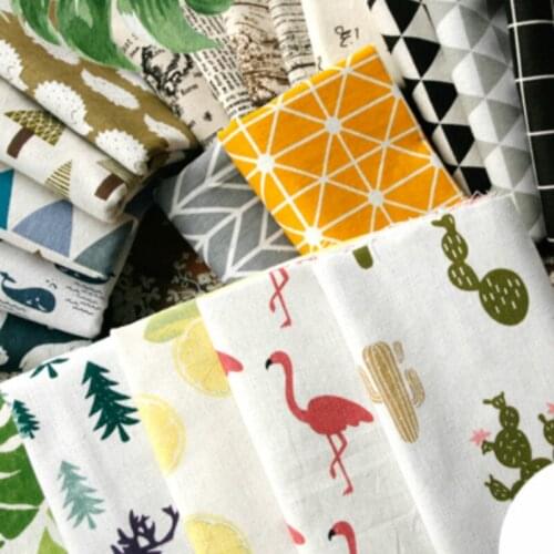 Linen Fabric Curtain tablecloth Cotton Linen Fabric by meter For DIY Quilting & Sewing Placemat,Bags Material