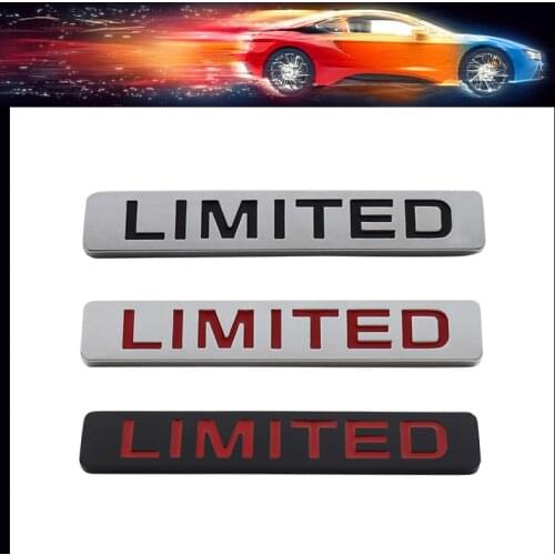 3D Premium Metal LIMITED Edition for car Hood Fender trunk Rear Bonnet Nameplate Decal Emblem Badge Sticker