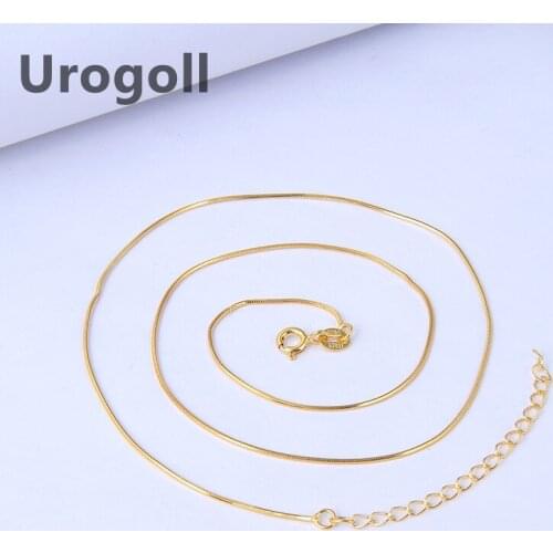 Fashion Women Sterling Silver Chain Jewelry Genuine Pure 925 Silver Chains Necklaces Snake Necklace Link Chain Gift For Lover