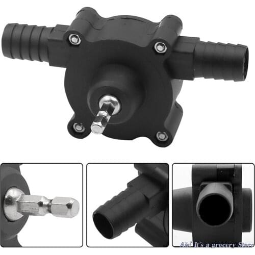 Electric Drill Water Pump Ransfer Pumps Oil Fluid Self Priming Transfer Portable