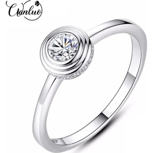 Wanluo Rings With Cubic Zirkonia For Women