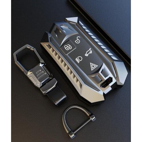 Car TPU Key Protective Shell Cover Case Pocket For Land Rover Range Rover Sport Evoque Velar Discovery 5 2018 2019 2020