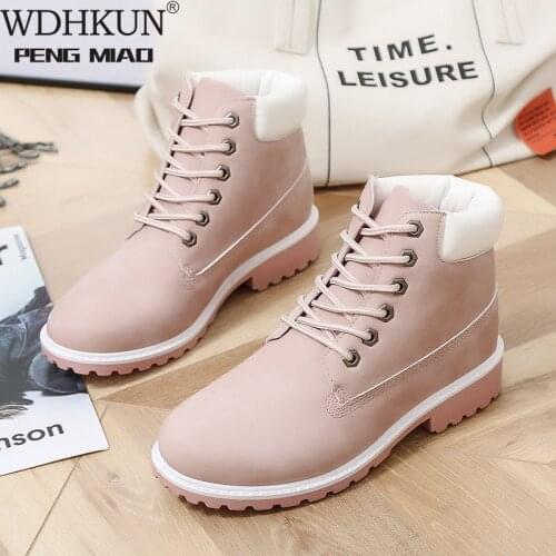 2020 Hot New Autumn Early Winter Shoes Women Flat Heel Boots Fashion Keep Warm Womens Boots Brand Woman Ankle Botas Camouflage