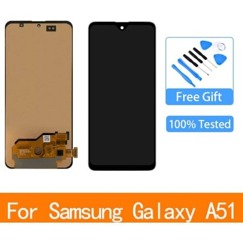 Amoled A51 For Samsung Galaxy A51 A515 Lcd Display Touch Screen Digitizer Assembly Parts For Samsung A515 A515FN/DS A515F