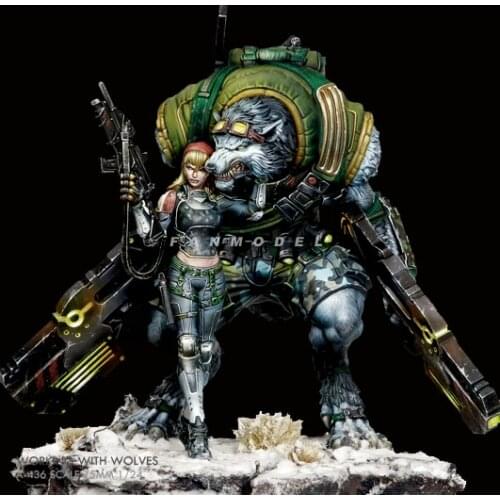 1/24 Resin model kits figure DIY toy colorless and self-assembled A-436