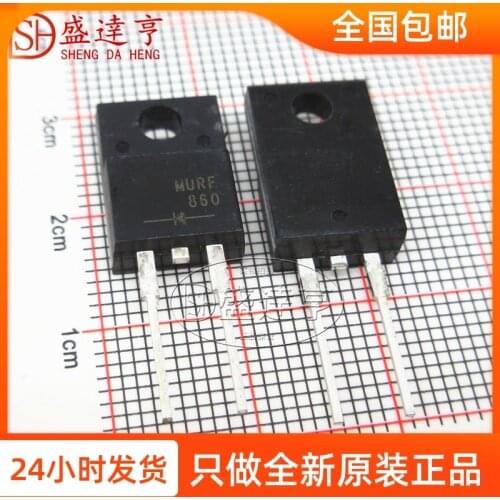 10Pcs/Lot MURF860G MUR860 8A 600V TO220F DIP Schottky Barrier Diode/NEW Original In Stock