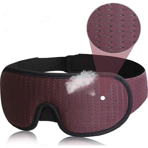 3D Sleeping Mask Block Out Light Soft Padded Sleep Mask For Eyes Slaapmasker Eye Shade Blindfold Sleeping Aid Face Mask Eyepatch