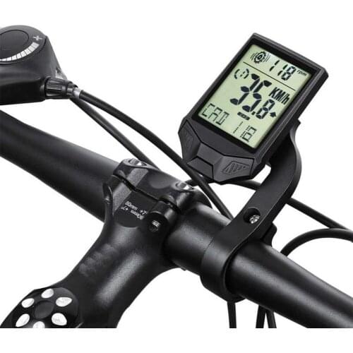 Wireless Cycling Computer MTB Bike Cadence Speedometer Multifunctional Rainproof Nightlight Heart Rate Bicycle Computer