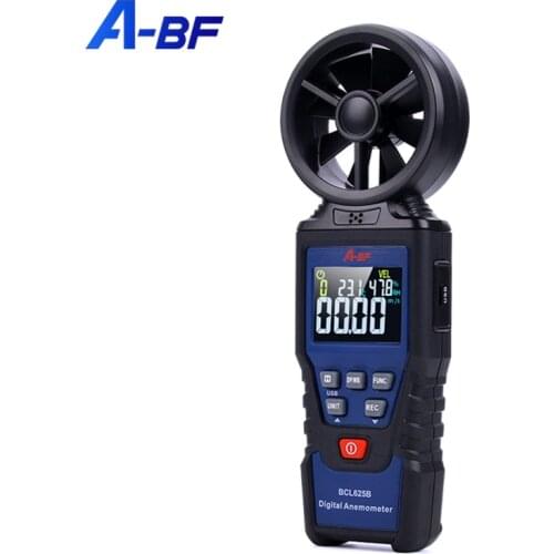 A-BF Digital Anemometer High-precision Wind Speed Meter Handheld Outdoor Color Screen Air Volume Tester Anemometer for Measuring