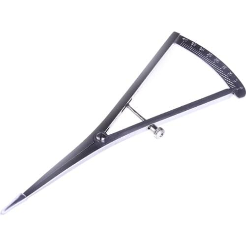 Curved Straight Tip Dental Gauge Caliper Screw Lock Stainless steel Dental Caliper for Measure Dental Lab Tools Dentist Material