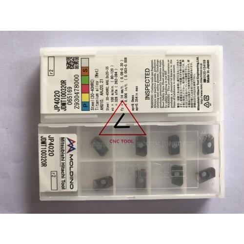 JDMT100320R JP4020 10pcs Hitachi high cutting performance CNC indexable inserts