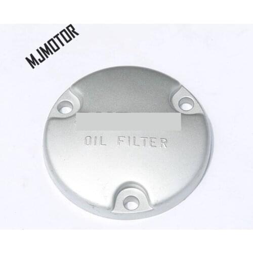 Alloy Oil Filter Cover for Suzuki GN125 Motorcycle Chinese QJ150 CG Keeway Honda Yamaha ATV Moped Spare Parts