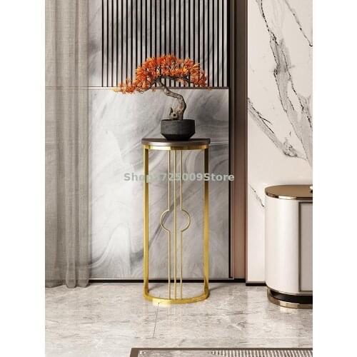 New Chinese solid wood flower stand living room shelf flower table decoration stand floor bonsai flower pot stand