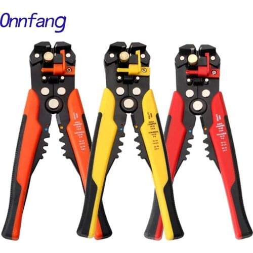 Onnfang Pliers Wire Cutter Crimping Wire Automatic Stripper Multi-functional Peeling Tools Terminal Pliers 0.2-6.0mm Hand Tools