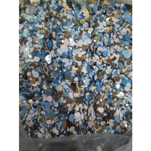 Pastel Watercolor Confetti Loose Glitter 50gram Glitter- Nail Art Glitter Tumbler Glitter Mini Mixed Metallic Polka Dot Glitter