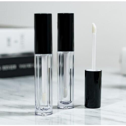 10/30pcs 4ml Empty Lip Gloss Containers with Brush Tip Applicator Wand for DIY Cosmetics