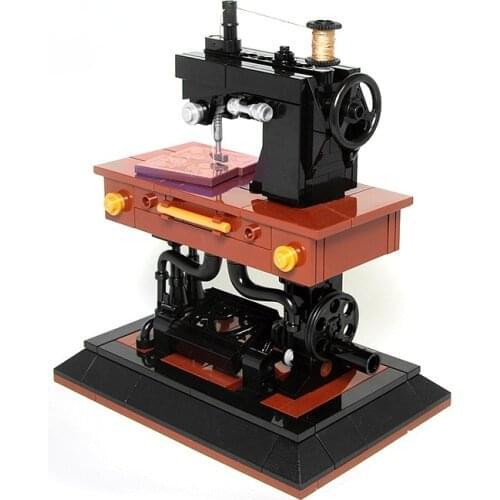 Spot MOC Classic Creative MOC 41609 Sewing Machine Spelling Blocks Toy Set Building Blocks Girl