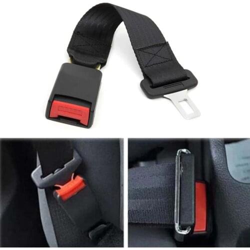 Longer 36cm 14" Universal Car Auto Seat Seatbelt Safety Belt Extender Extension Buckle Seat Belts & Padding Extender