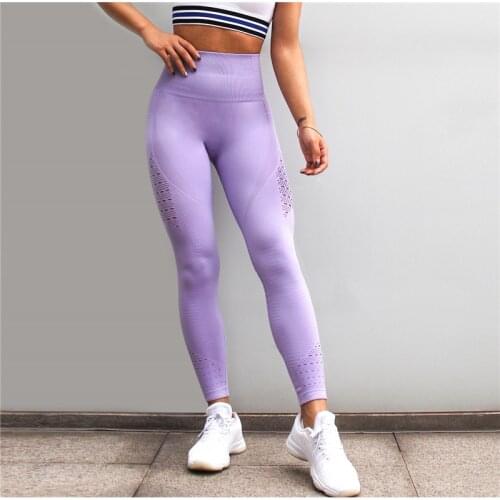 Women Energy Seamless Tummy Control Yoga Pants Super Stretchy Gym Tights High Waist Sport Leggings Running Pants deporte mujer