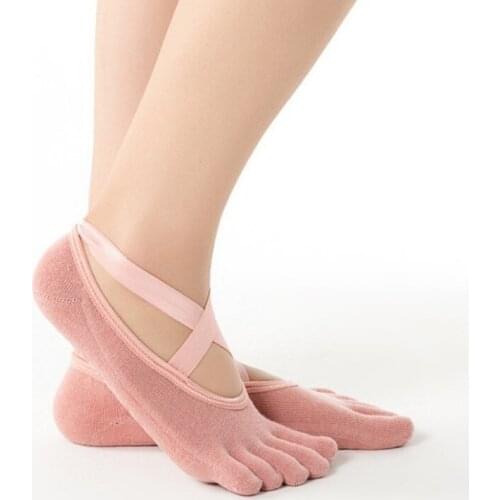 Women High elasticity Yoga Socks Anti-Slip Damping Pilates Ballet Socks For Women Cotton Socks Quick-Dry