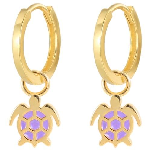 Canner 925 Sterling Silver Drop Earrings Leopard Rhinoceros Elephant Animals Dangle Pendant Earrings For Women Fine Jewelry W4