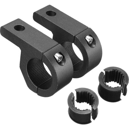 1 Pair LED Light Bar Mount Brackets 25-32mm Fog Lamp Driving Light Spotlight Holder Clamps Universal For ATV UTV Truck