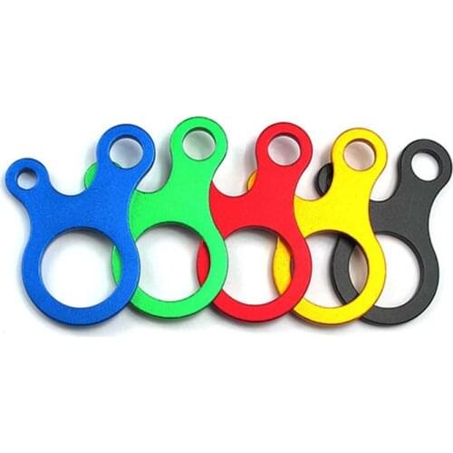 10pcs/Lot Tent Wind Rope Tensioner Aluminum Alloy Cord Rope Knotting Buckle Multi-purpose Tent Accessories CNC 3-hole