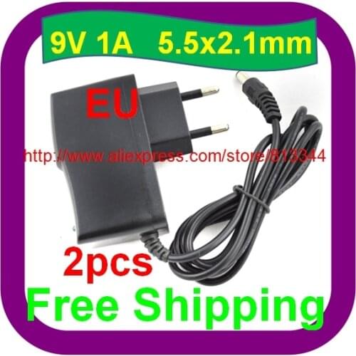 2pcs Free Shipping 9V 1000mA Power Adapter For VTECH INNOTAB 2 LEARNING TABLET EU Charger