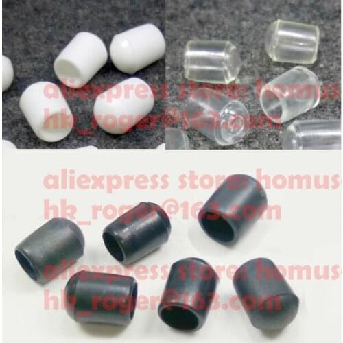 7 mm Inner dia round PVC cap cover plastic pvc ends clear white clear feet cap steel rope end vinyl protector wire cable