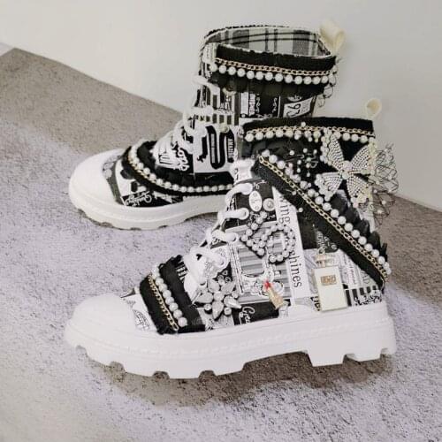 Chelsea Boots Chunky Boots Women Winter Shoes PU Leather Plush Ankle Boots Black Female Autumn Fashion Platform Booties