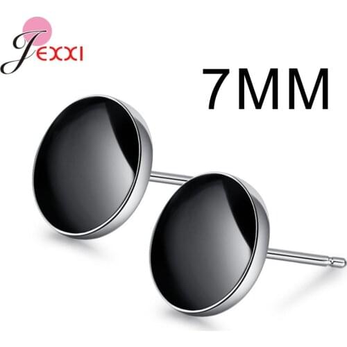 Fast Delivery High Quality Genuine 925 Sterling Silver Stud Earrings Super Nice Women Fashion Jewelry For Wedding/Dance/Party