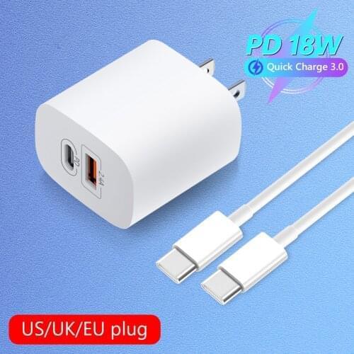 USB Quick Charge 4.0 3.0 QC PD Charger Fast Charging For Samsung Huawei Type C for iPhone 12 X Xs Xiaomi Phone Charging Adapter