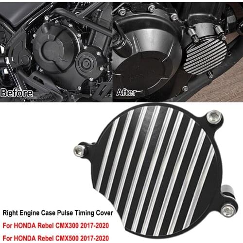 CMX 300 500 Motorcycle Right Engine Case Pulse Timing Cover Guard Crash Slider Protector For HONDA Rebel CMX300 CMX500 2017-2020