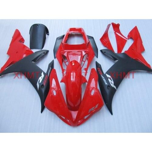 For YZFR1 2002 - 2003 Fairings YZF1000 R1 03 Abs Fairing YZF1000 R1 2002 Black Red Motorcycle Fairing