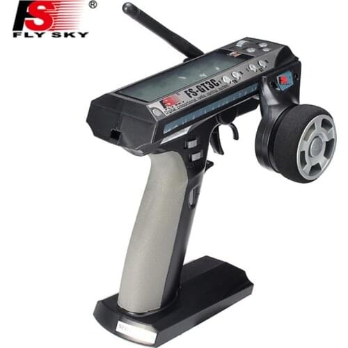 FLYSKY FS-GT3C GT3C 2.4G 3CH Built-in 3.7V 800mah Battery Transmitter with GR3E Receiver for RC Car Truck Crawler Jeep Boat 4WD