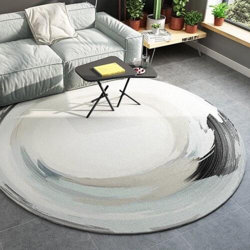 Slip-resistant round rug Nordic mat carpets modern carpet for living room bedroom Carpet rugs tapetes Mat fur rug Alfombra