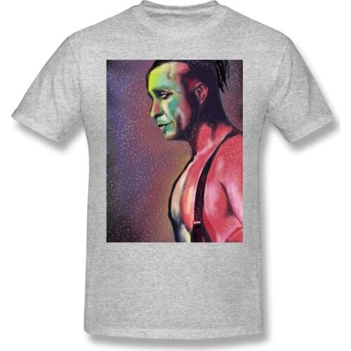 Colourful Till And Lindemann Funny Novelty Mens Basic Short Sleeve T-Shirt R320 Tees Tops European Size