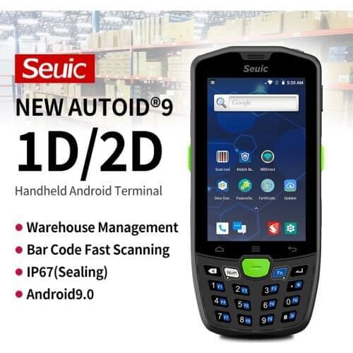 Lazada Courier Use Portable PDA with Barcode Scanner Rugged Android 9.0 Scanner 1D 2D Seuic Scanner Handheld Termina