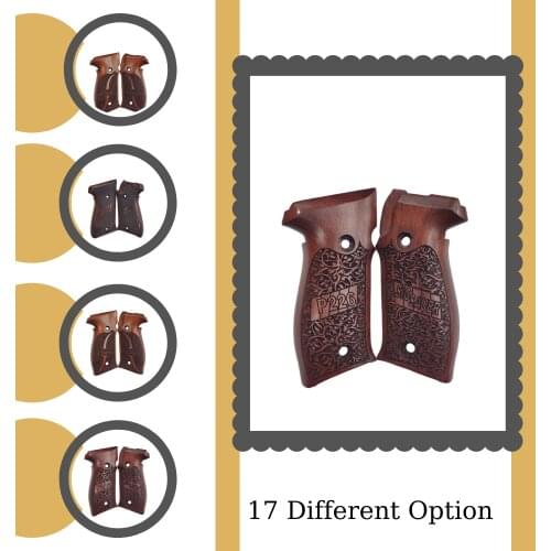 Sig Sauer P226 Pistol Grip Handmade From Walnut Wood Set.1