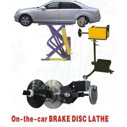 MST 8700P 110V/220V Car brake disc lathe car disc aligner MST-8700 grinding machine