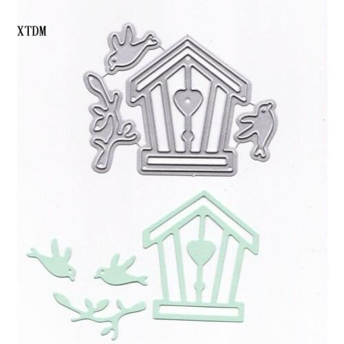 Die cutting die toy Olive branch dove of peace metal crafts paper embossed DIY embossed Easter New Year