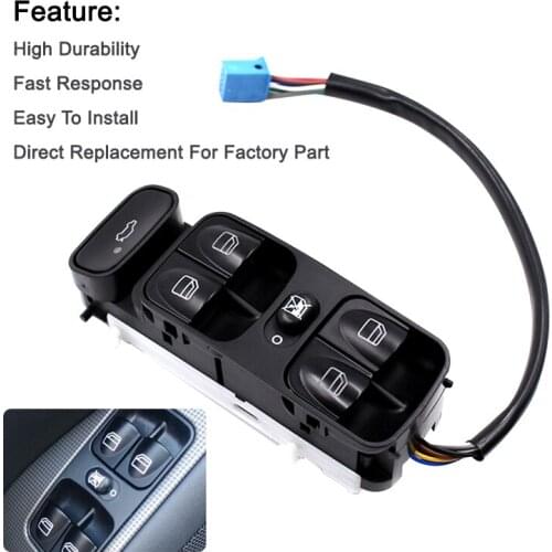 YAOPEI A2098203410 A2038200110 NEW Power Control Window Switch For MERCEDES C CLASS W203 C180 C200 C220 2038210679 A2038210679