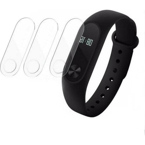 3pieces Anti-scratch Ultra HD Clear Protective Film Matte Guard For Xiaomi Mi Band 2 Band2 Miband 2 Full Screen Protector Cover