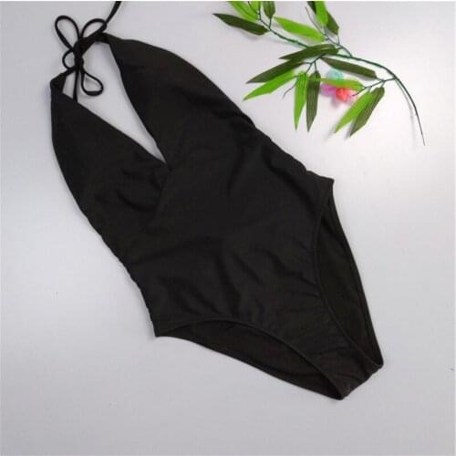 Female Sexy One Piece Swimsuit Swimwear Solid Bodysuit Crochet Bandage Off Shoulder Beach Wear Bathing Suit Monokini Swimsuit