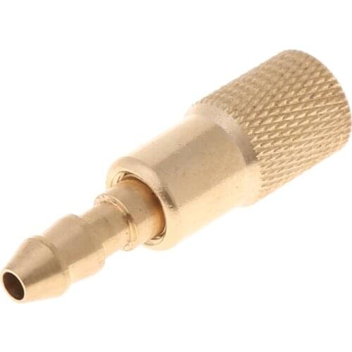 1PC Car Auto Brass 6mm Tyre Wheel Tire Air Chuck Inflator Pump Valve Clip Clamp Connector Adapter