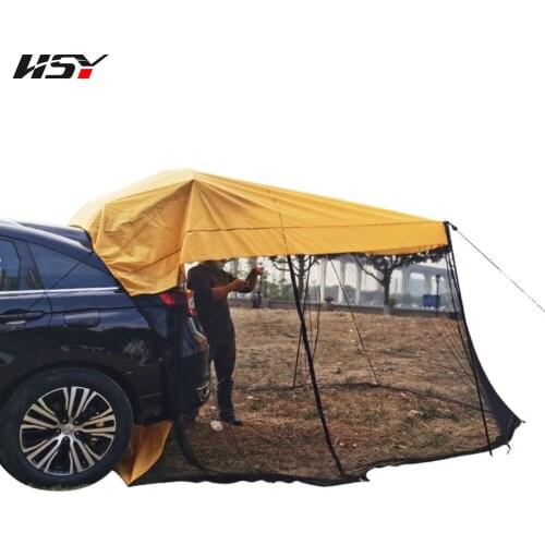 SUV Off-Road Vehicle RV Car Side Car Tail Canopy Tent Tarp Anti-Mosquito Mesh Sunscreen Awning 290*200*200CM