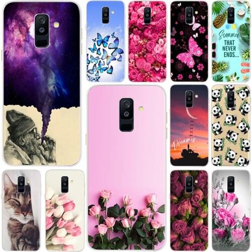 TPU Case For Samsung A6 Plus 2018 A605 A605F Cover Soft Silicone Phone Cases For Samsung Galaxy A6 2018 SM-A600F A600f Bumper