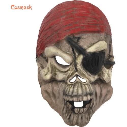 Cosmask Reality Adult Party Costume Horror Mask Pirate Mask Horror Carnival Cosplay Mask