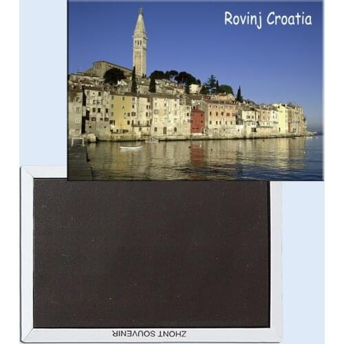 Travel Refrigerator Magnets 78*54mm,Rovinj, Croatia Travel Rigid Fridge Magnets 24969